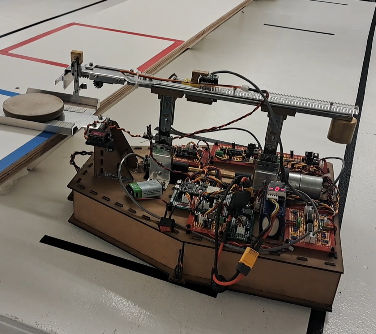 Photo of a the Designed Robot